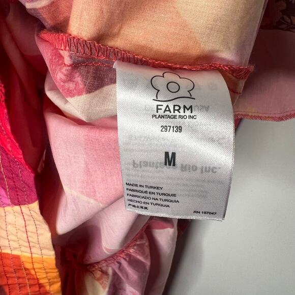 Farm Rio Patch Twirl One Shoulder Maxi Dress Size M - Picture 8 of 11